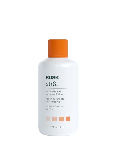 RUSK Designer Collection Str8 Anti-Frizz and Anti-Curl Lotion, Light, Greaseless, Temporarily...
