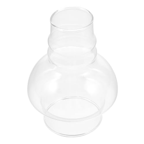 Cabilock Clear Glass Oil Lamp Shade Replacement Kerosene Lantern Globe Lamp Cover for Dining Room Living Room Home Decor