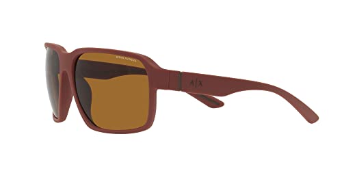 Image of Armani Exchange mens Ax4131su Universal Fit Square Sunglasses