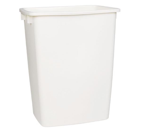 Rubbermaid FG2806TPBISQU 36 Qt Bisque Open Wastebasket
