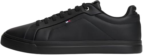 Tommy Hilfiger Icon Court Light Ess Fm0fm05678 Low Top Homme, Black, 44 EU
