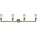 Innovations 215NH-AB-LED 4 Light Vintage Dimmable LED Bathroom Fixture, Antique Brass