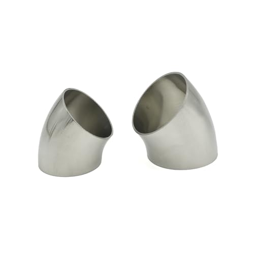 Coude 45° inox 316 51mm contre la corrosion et fuites de tuyauterie - 3
