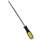 PHITUODA 8 Inch Round File, Carbon Steel Rat Tail Metal File Tool Sharpener for Professionals/Wood/DIY Enthusiasts