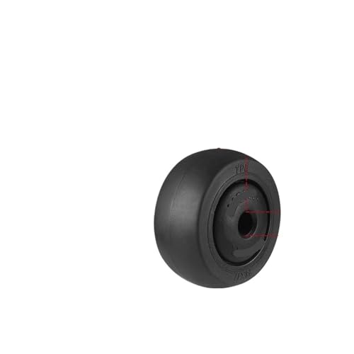 Roulettes 1.5 pouces Tpe roues en caoutchouc nylon résistant usure accessoires KL4-13b