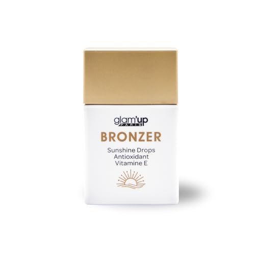 Glam'Up Paris - Bronzer - Sunshine Drops - Gouttes de Soleil - Antioxidant - à la Vitamine E - 30 ml