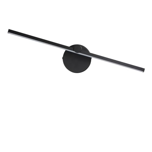 Aplique de pared LED para evitar reflejos con luz de cortesía orientable e interruptor
