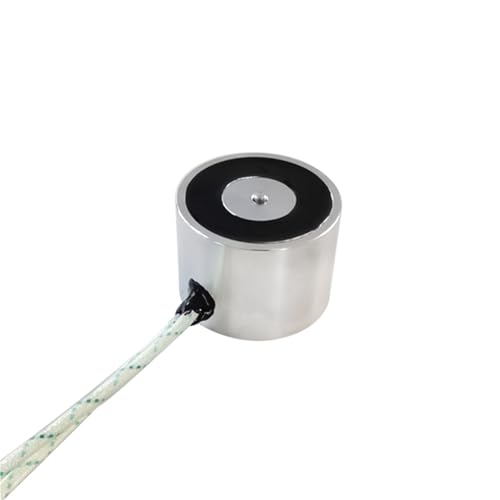 Électro-aimant puissant rond 24V à haute force de rétention 20Kg - 6