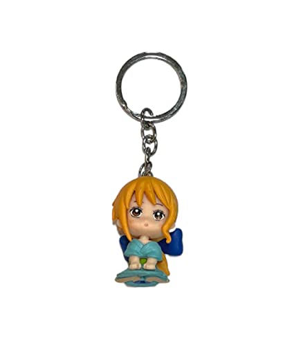 Image of AUGEN One Piece 4 Set Action Figure Keychain Limited Edition for Car, Decoration, Cake, Office Desk & Study Table -Pack of 4 Pieces