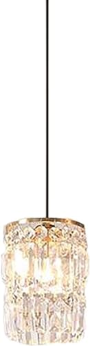 Chandelier Light, Chandelier E27 Crystal Chandelier Light Concise Lighting Restaurant Light for Dining Room Bar Dining Table Aisle Light/Golden./67 * 120Cm(17 * 120Cm)