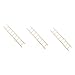 Abaodam 3pcs Hamster Climbing Ladder Cockatiel Toys for Bird cage Bird cage Supplies Bird cage Accessories Bird Biting Ladder Toy Parrot cage Ladder Bird Toy The Bird Step Ladder Wooden