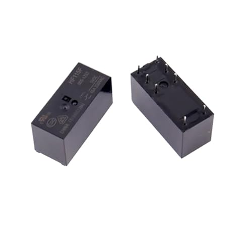 Relais de puissance HF/JQX-115F 12V 16A 8 broches pour circuit électronique, 2 pièces