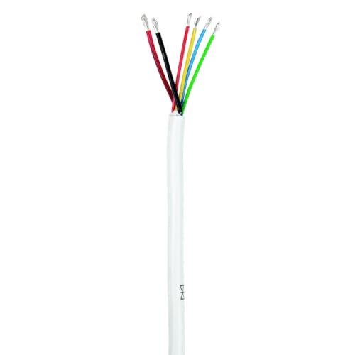 Cable de altavoz Ancor 170010 para barcos y exteriores, combo RGB redondo de 100 pies