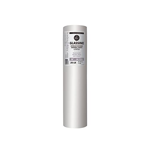 Borden & Riley #25G Glassine Paper Roll 25 lb 18 x 20 Yards Per Roll 1 Roll Each