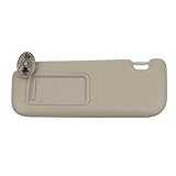 Dasbecan Left Driver Side Sun Visor Compatible with Toyota Corolla 2009 2010 2011 2012 2013 Sunvisor Leather