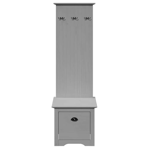 Mueble de entrada BODO gris para transformar tu dormitorio o pasillo estrecho 4