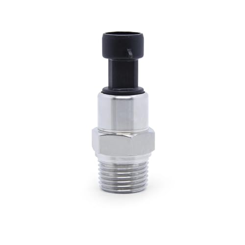 LBBCQVJK Pressure Sensor Water Fuel Gas Air 1/2NPT DC 5V 0-4Mpa 0.5-4.5V Ceramic Stainless Steel Pneumatic Pressure Sensor(0-2.5Mpa)