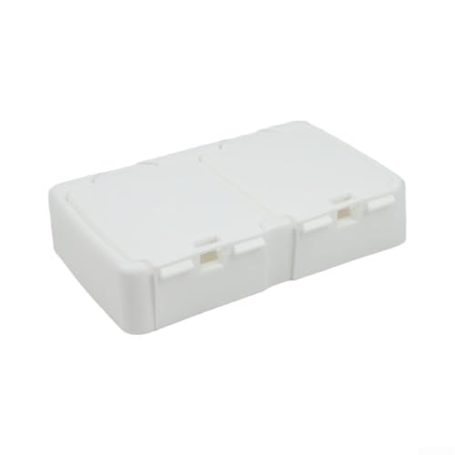 Organiseur de bureau en plastique pour maquillage, cotons, cartes, photos, bijoux, papeterie, salle de bain, articles de toilette, blanc (B) – vue 2