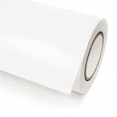 Image of HOME13 Vinyl Car Wrap Self Adhesive Vinyl Wrap Sheet Sticker & Decal Roll Film Bubble Free Air Release (24 inch x 150 inch Inch, White Matte)