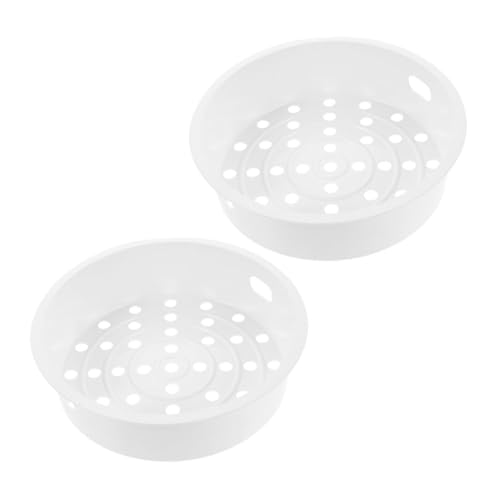 BESTOYARD 2 Piezas Rejilla de vapor estante Buque de vapor Horno rejilla humeante rejilla para cocinar al vapor cesta para cocinar al vapor arrocera arroz bandeja de vapor páginas