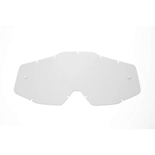Seecle.it SE-41S201-HZ Transparentes Ersatzglas kompatibel für Motocross-Brille/Brille 100% Racecraft/Strata/Accuri/Mercury NICHT KOMPATIBEL FÜR DIE 2. GENERATION
