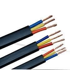 1.5 sq.mm cable - Copper -3 Core Flat Cable for Submersible Pumps (used 0.50 hp to 1.5 hp) (1.5 sq.mm cable -60 m)