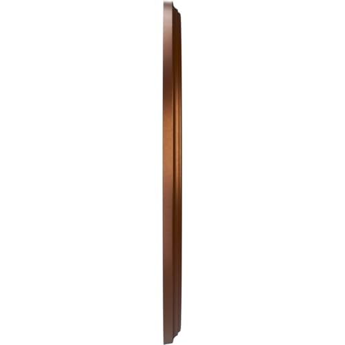 Image of Ekena Millwork CMP16BECDC Berkshire Thermoformed PVC Ceiling Medallion (Fits Canopies up to 7 inch), 16 inchOD x 3 1 /2 inchID x 1 inchP, Metallic Dark Copper
