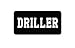 3pcs Driller funny hard hat/helmet vinyl decal sticker