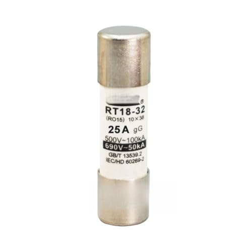 Fusible 10 x 38 mm RT18-32 pour remplacer une cartouche grillée sur tableau 690V