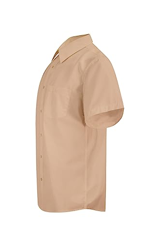 G-Style USA Men's Regular Fit Short Sleeve Solid Color Dress Shirts3