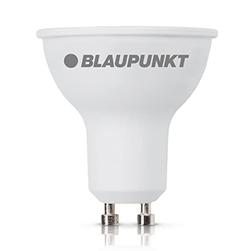 Blaupunkt Ampoule LED GU10 – Spot – Éclairages pour Pièces – 5W – Remplacement de 50W – Blanc Naturel 4000K – 475 lumens – Lampe Économe en Énergie et en Coûts – Lot de 1