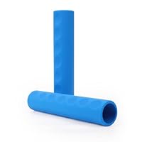 NQEUEPN 2 Stück Kajak Paddel Griffe, 3cm Durchmesser Abnehmbar Weich Paddelgriffe rutschfest Kajak-Griffe Blasenschutz Kajak-Zubehör für Kajakfahren Kanus (Blau)