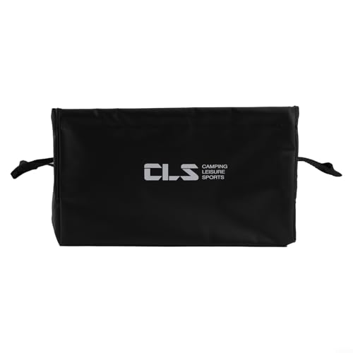 Cubo de agua plegable 13L impermeable y ligero para actividades al aire libre (negro)