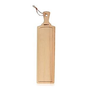 BOSKA Kaasplank Amigo M/Charcuterie Boards met handvat, serveerplank van beukenhout, tapasbord, kaas en snacks, bruin, 35,5 cm