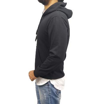 Image of Paul & Gabriel Solid Regular Fit Cotton Hoodie For Men