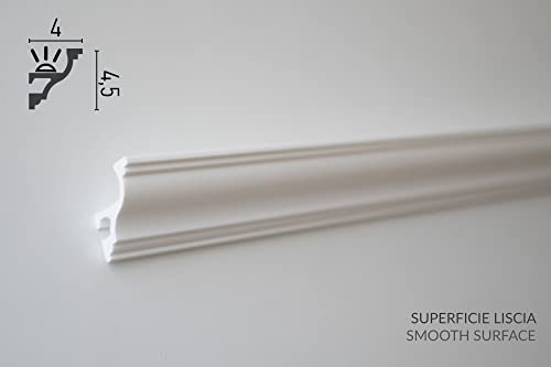 Veil Frames for LED Ceiling and Wall (4 or 10 Linear Metres - KH905), for Indirect Lighting with LED Strips - Image 2