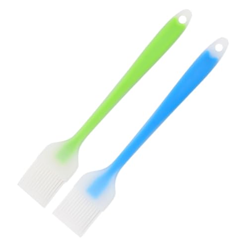 POPETPOP 2pcs Silicone Basting Brush Bbq Sauce Brush for Grilling Baking Pastry Food-grade Silicone Easy to Use Dishwasher Safe Kitchen Essential