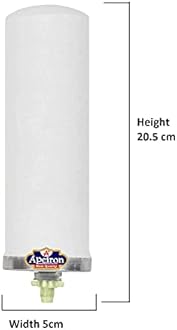 Apeiron Stainless Steel Non-Electric Water Filter with 2 Ceramic Candle with Brass Knob 21 Liter Capacity