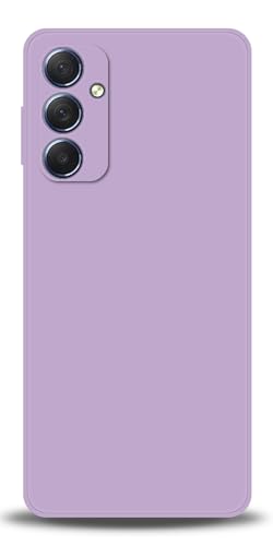 WUACYEAMING Compatible con Samsung Galaxy M54 Case, Funda Silicona Premium Líquida Resistente Arañazos, Antihuellas Dactilares, Prueba Golpes Cover Carcasa de TPU-Morado
