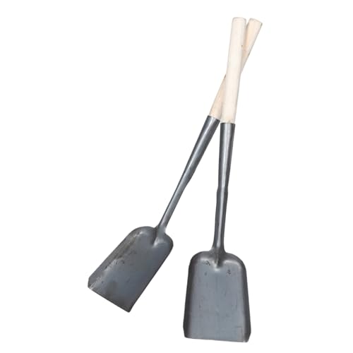 Gatuida 2 Piezas Pala De Hollín Pala De Chimenea Herramienta Para Chimenea Cepillo Para Chimenea y Recogedor Pala Para Chimenea Limpiador De Chimenea Palas Para Estufa De Leña De Madera