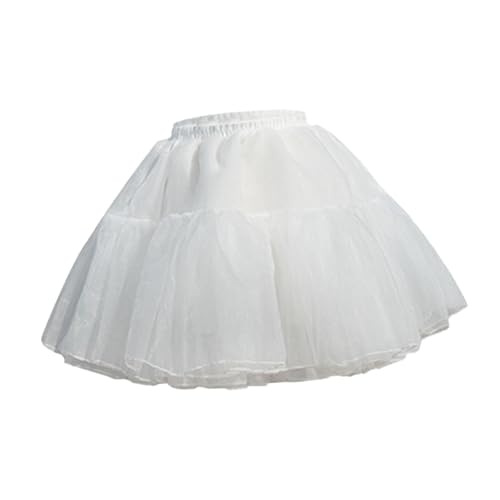 Hisxrcal Falda de Enaguas, Disfraz de Cosplay, Falda de Enaguas para Fiestas, Bodas, Niñas, 40cm