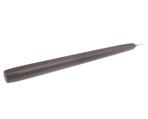 Spitzkerzen Grau 240/24 mm, 12 Stück Steinhart Kerzen in RAL-Kerzen...