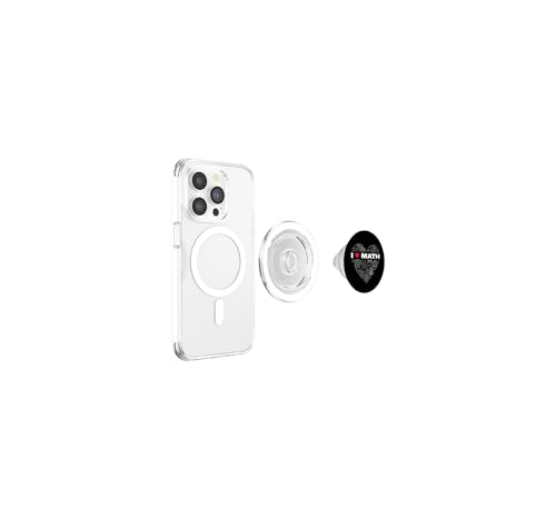 PopGrip pour MagSafe I Love Math - Support magnétique smartphone enseignant et étudiant sciences - 3