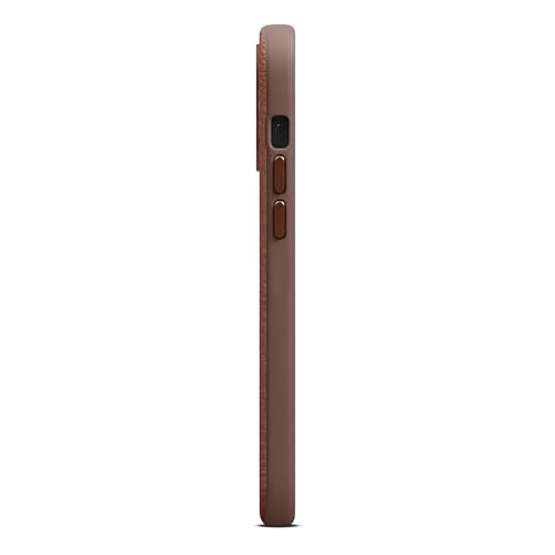 Woolnut Étui en cuir pour iPhone 15 Pro Max - Coque Cognac de protection - 5