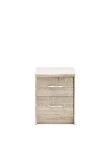 Stella Trading Nachtschrank Nachtkonsole Eiche Sonoma Nachbildung, BxHxT 38x48x35 cm