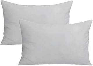 Baby Toddler Pillowcase, Plain Cot Bed Pillow Pair Cases 40 x 60cm, 2 Pack 100% Cotton Soft Pillow Cover for Boys & Girls Bedding, Kids Travel Pillow Pillowcase with Envelope ClosureGray