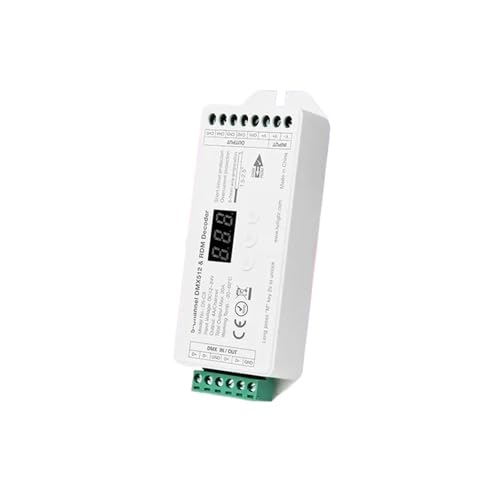 Contrôleur LED DMX512 D1-CX Élimine Scintillement Ruban RGBW Tension Constante DC 12V 24V