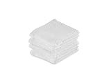 SABANALIA Toalla Rizo Americano 400 grs, Tocador 30x50, Blanco