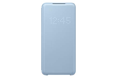 LED View Smartphone Cover EF-NG980 für Galaxy S20 | S20 5G Handy-Hülle, LED-Anzeige, Kartenhalterung, blau