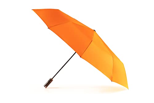 Parapluie de berger orange 10 baleines fibre de verre solide Krago